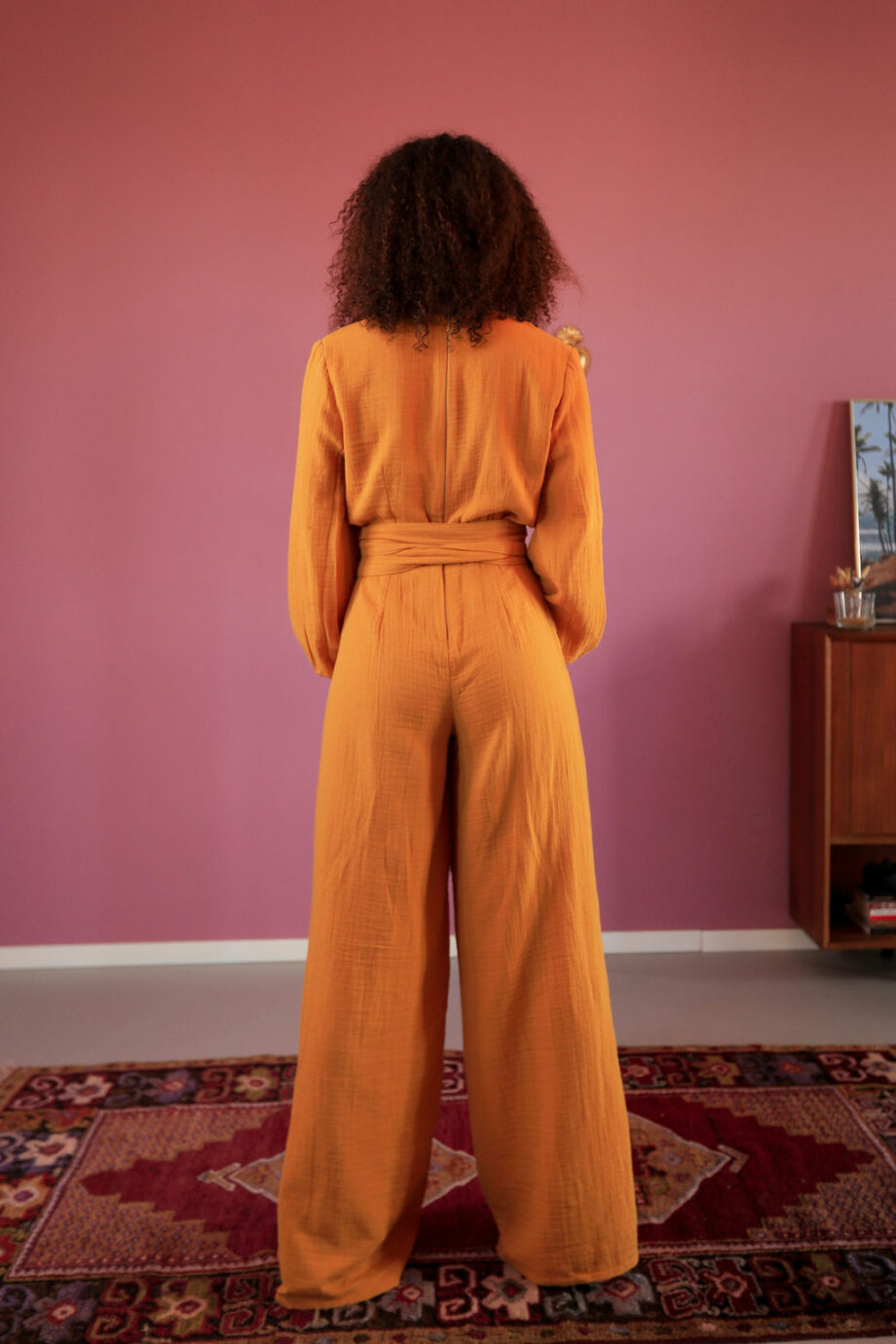 Yellow jumpsuit